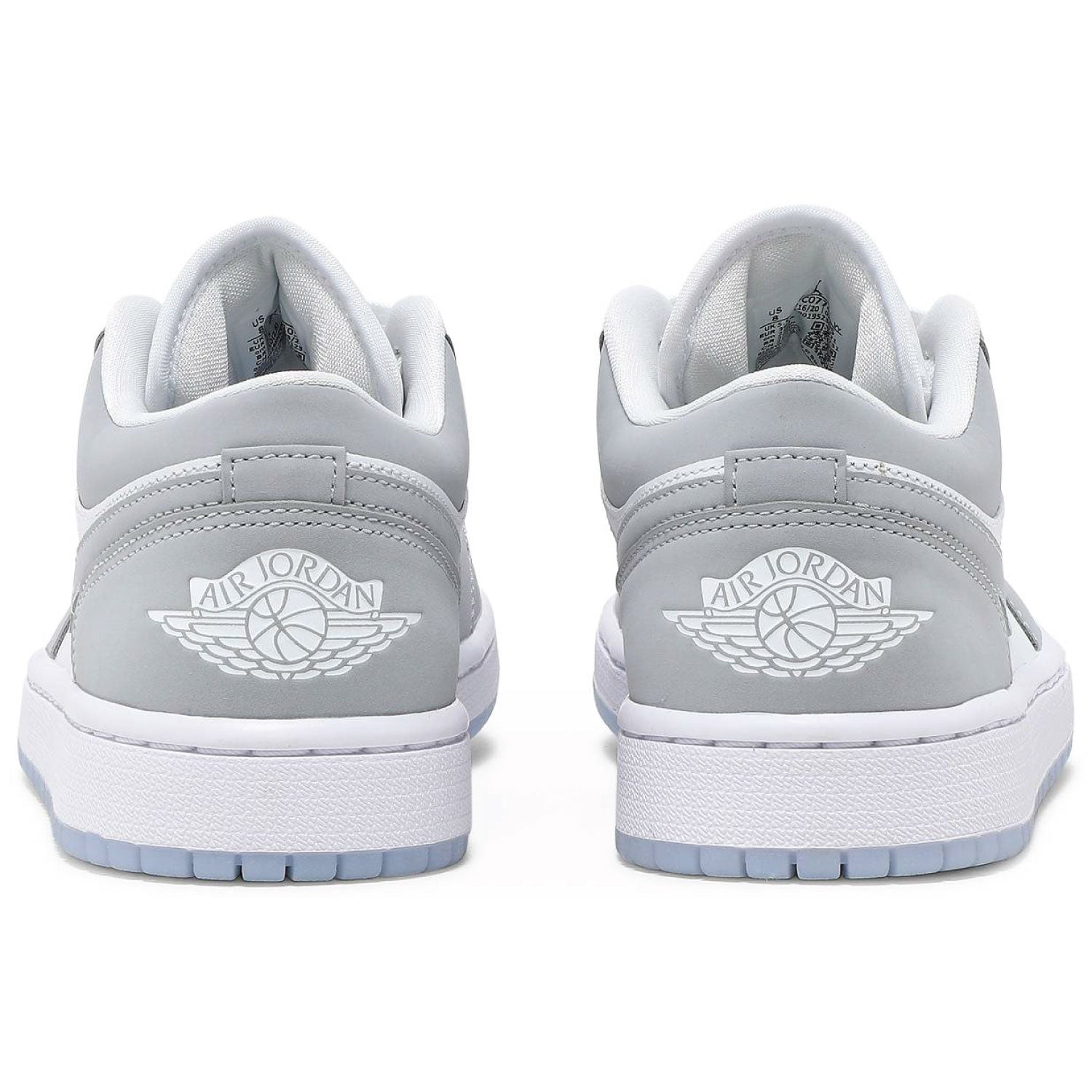 Jordan 1 Low White Wolf Grey Womens