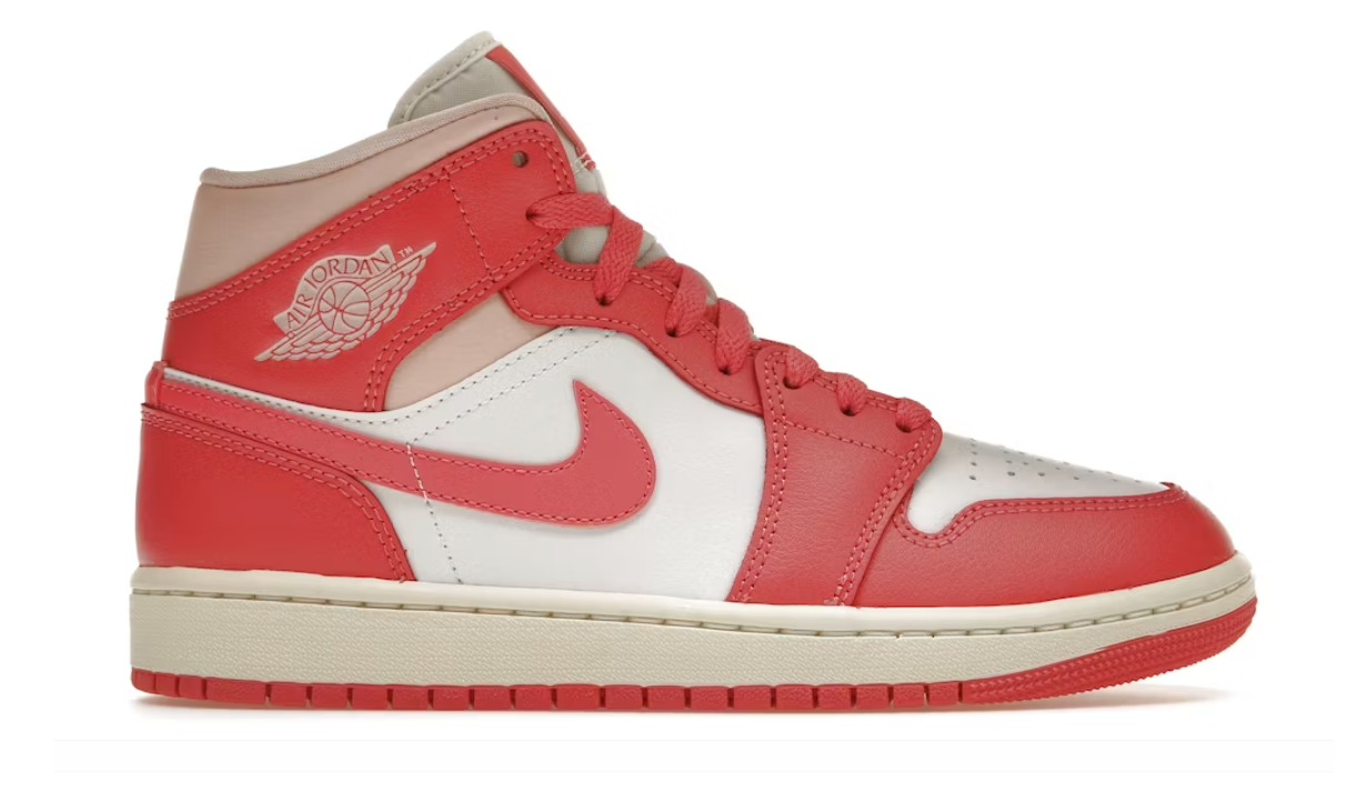 Jordan 1 Mid Strawberry (Womens)