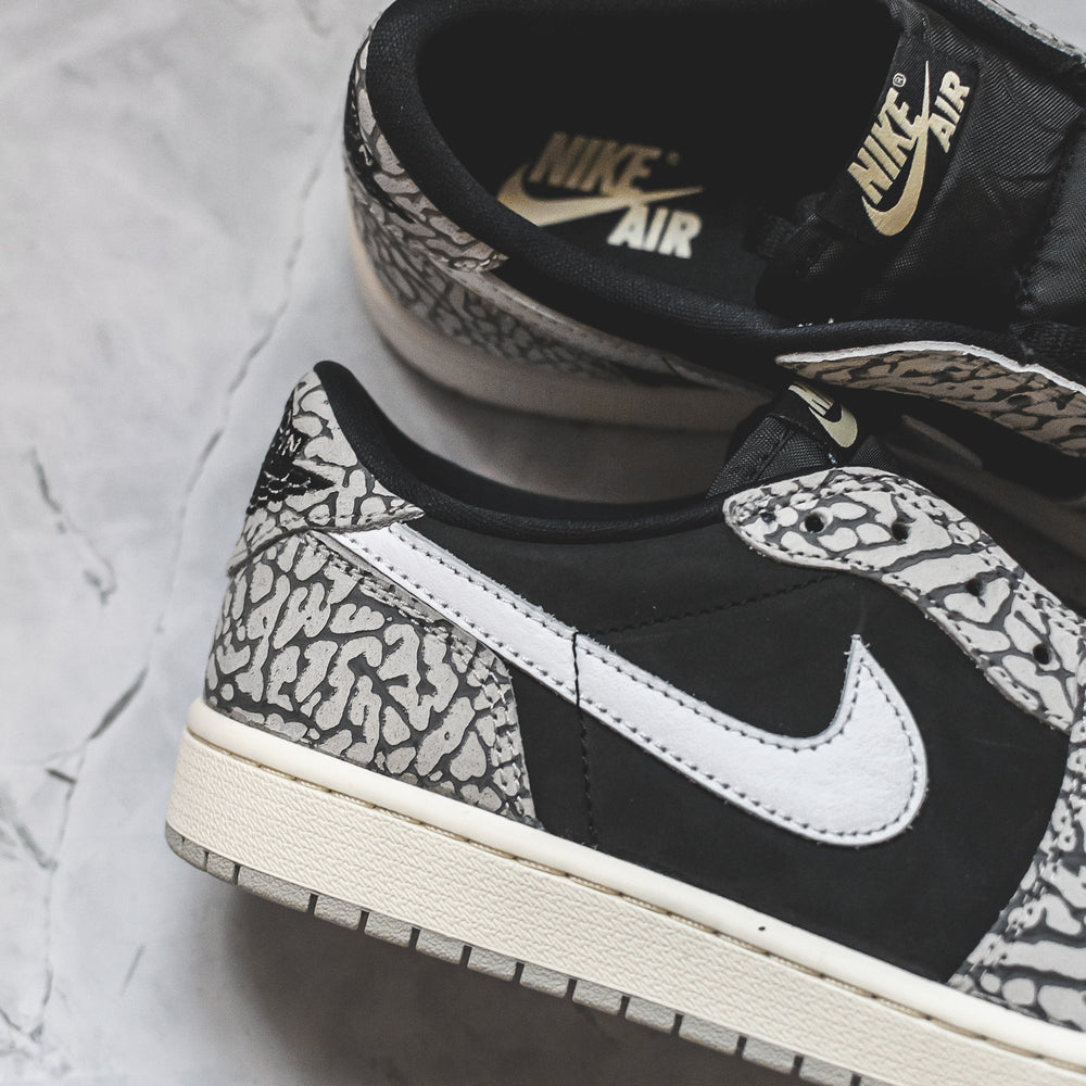 Jordan 1 Retro Low OG Black Cement