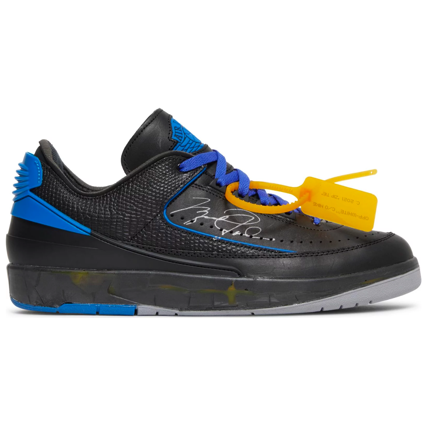 Jordan 2 Retro Low SP Off-White Black Blue