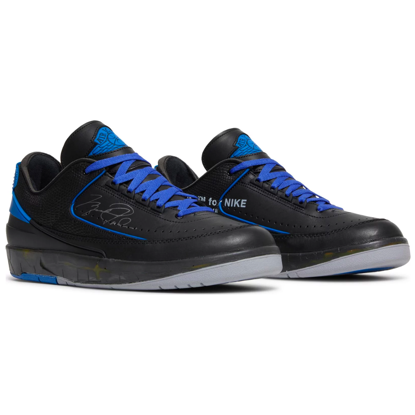 Jordan 2 Retro Low SP Off-White Black Blue