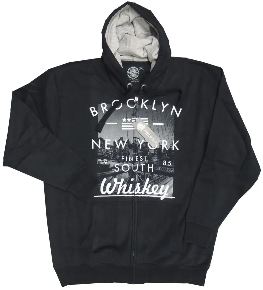 Kam Big Mens Brooklyn Hoody - Black