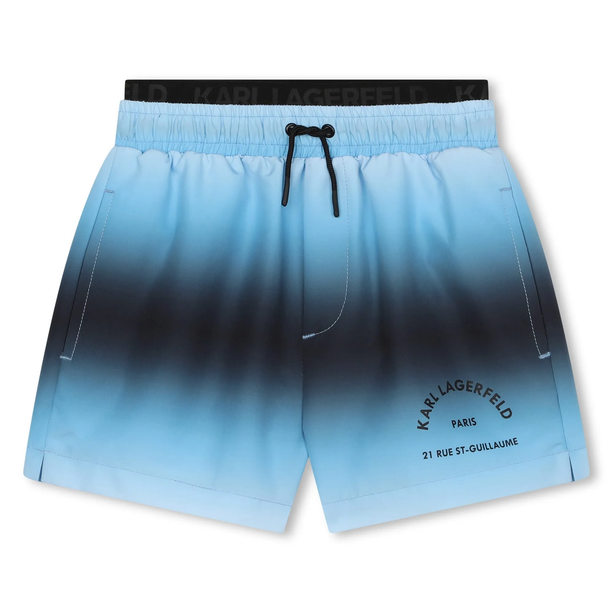 Karl Lagerfeld Boy's Gradient Swim Trunks