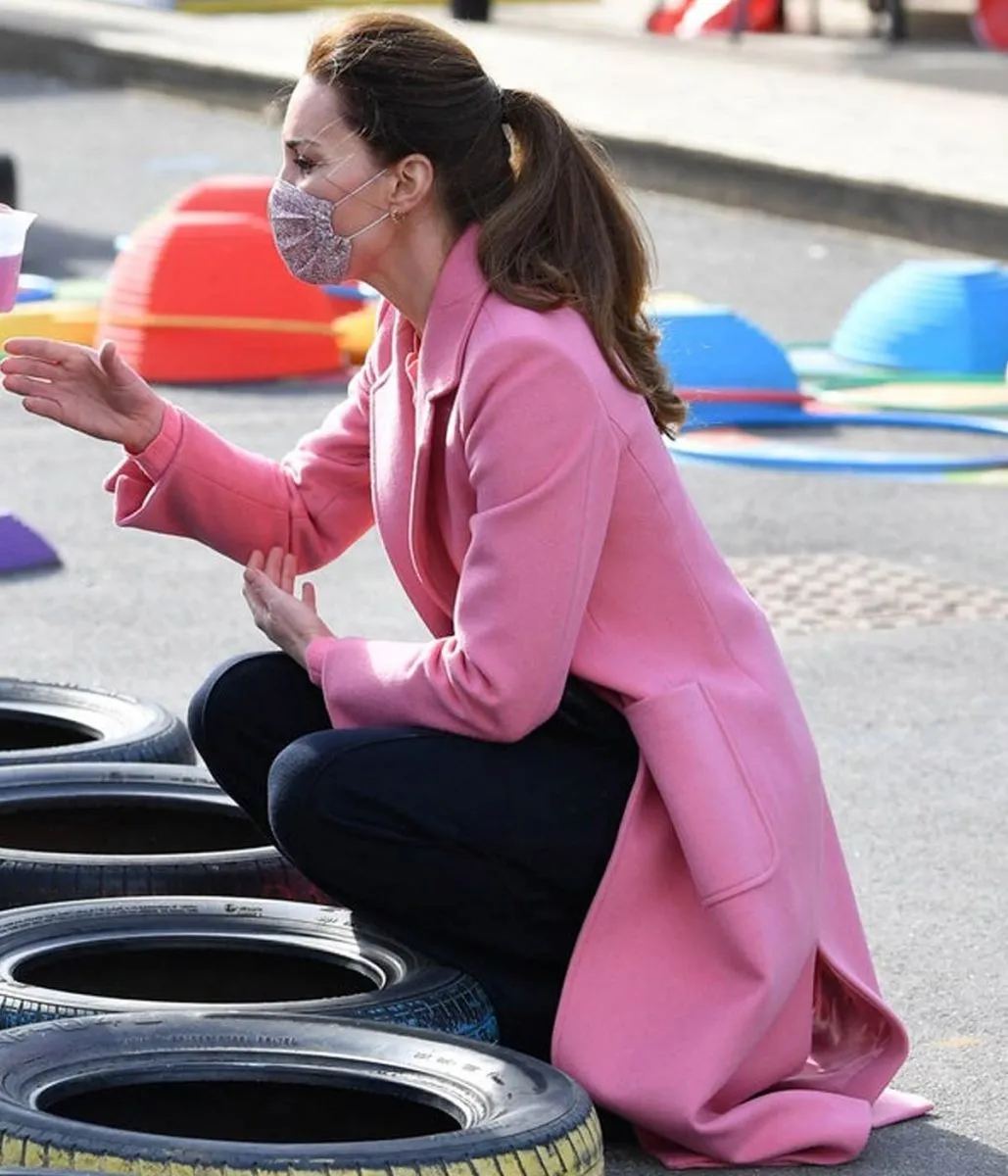 Kate Middleton Duchess of Cambridge Pink Coat