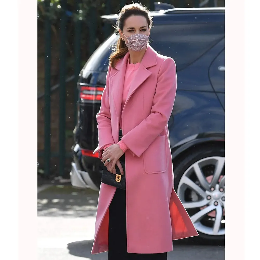 Kate Middleton Duchess of Cambridge Pink Coat