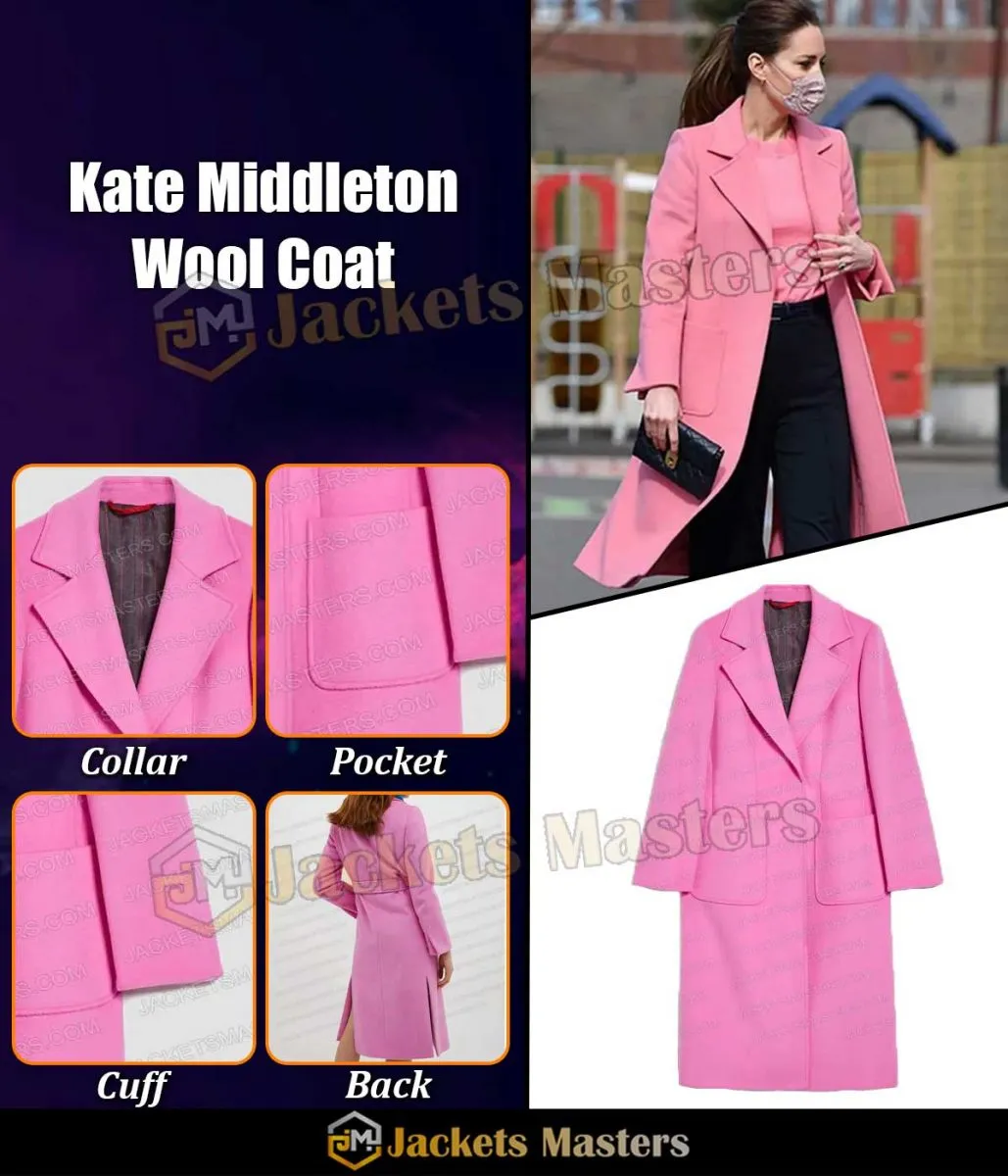 Kate Middleton Duchess of Cambridge Pink Coat