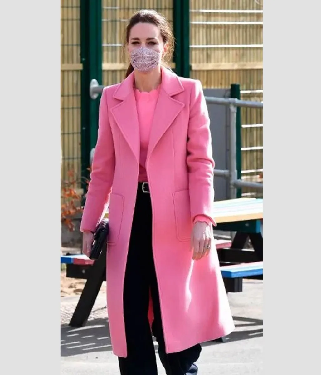 Kate Middleton Duchess of Cambridge Pink Coat