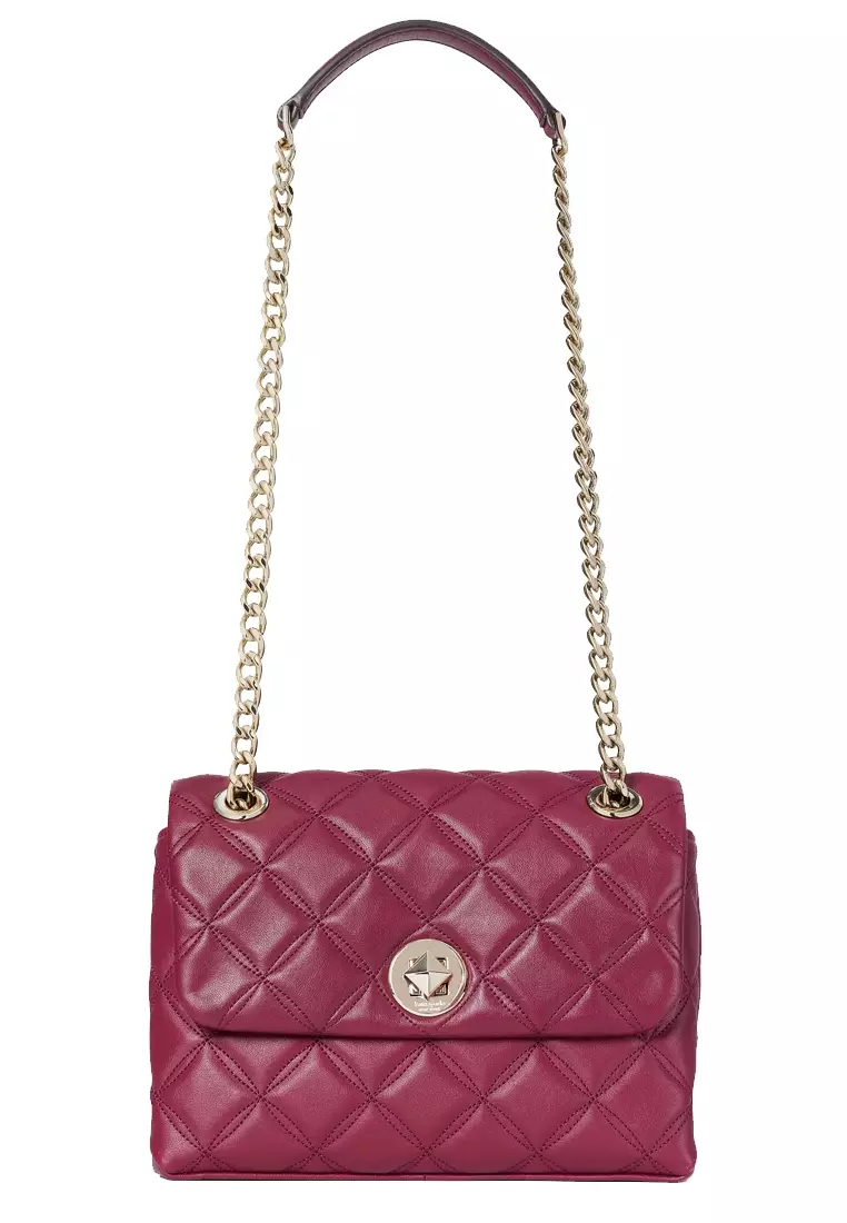 Kate Spade Kate Spade Natalia Small Flap Crossbody Bag in Blackberry Preserve wkru7074