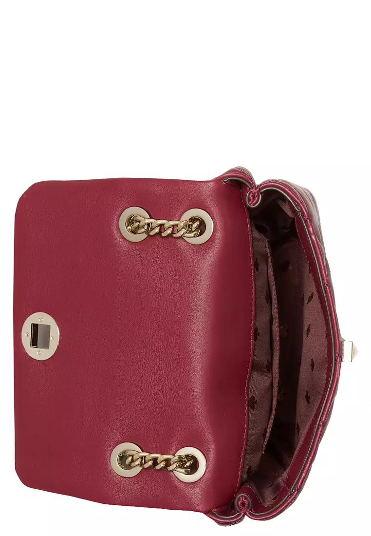 Kate Spade Kate Spade Natalia Small Flap Crossbody Bag in Blackberry Preserve wkru7074