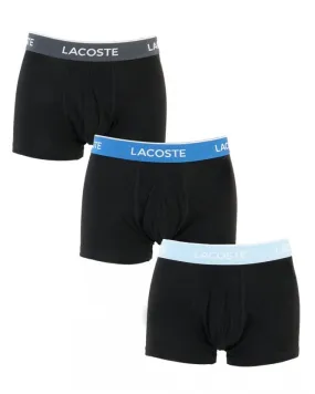 Lacoste Triple Pack Trunks Black/Blue