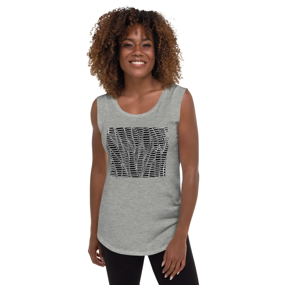 Ladies’ Cap Sleeve T-Shirt Duck Feathers