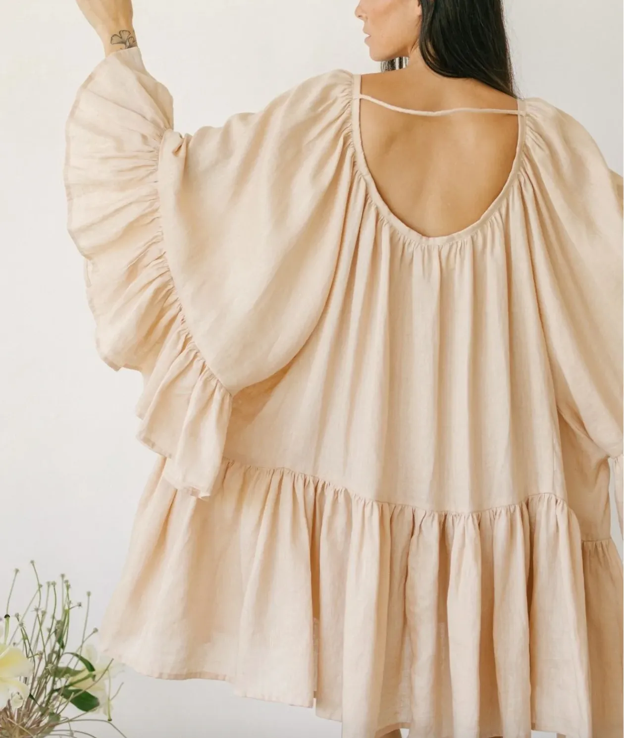 Linen Brida Gown