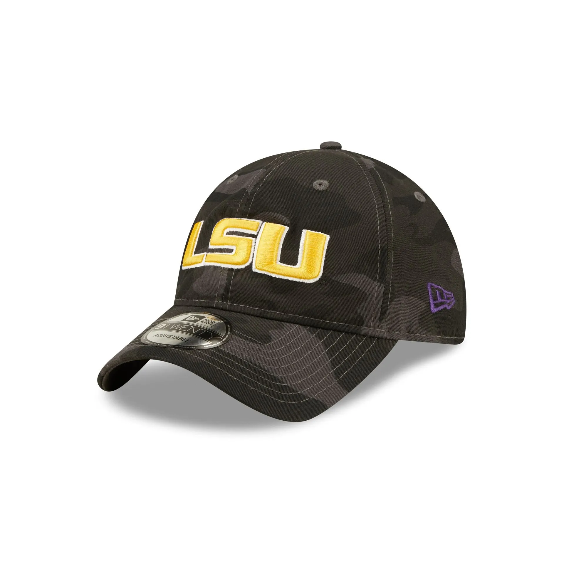 LSU Tigers Camo 9TWENTY Adjustable Hat