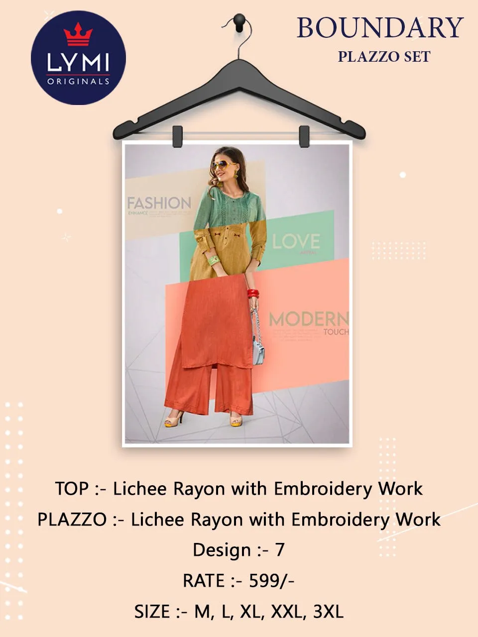 LYMI ORIGINALS PRESENTS RAYON FABRIC WITH EMBROIDERY WORK KURTI