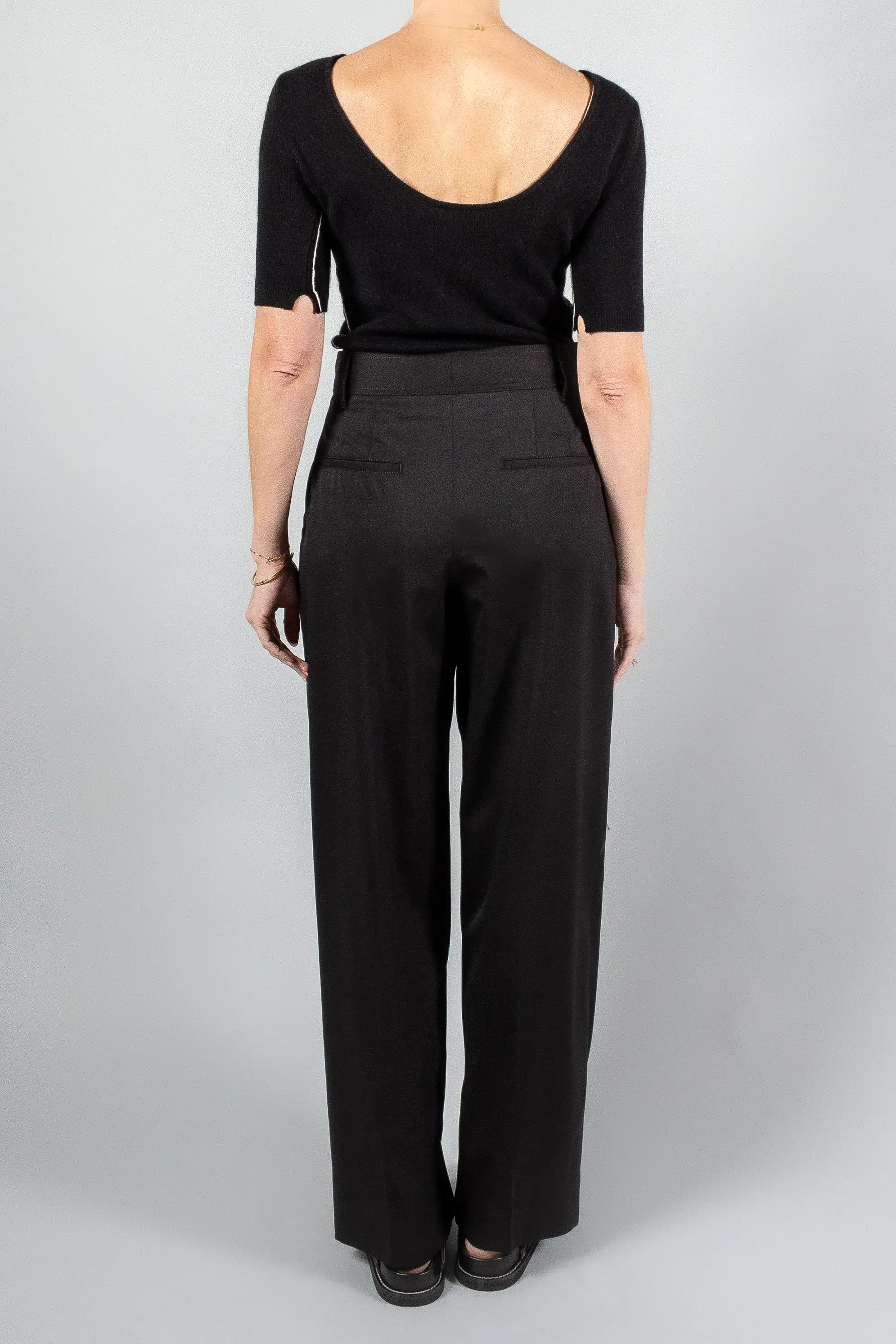 Maria Mcmanus Mid Rise Single Pleat Front Pant