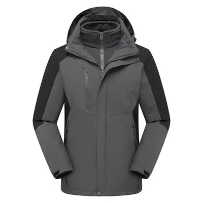 MBluxy 100% Polyester Winter Windproof Warm Men's Jackets