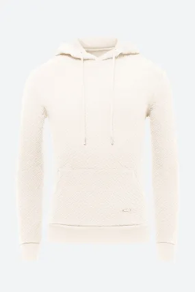 Men's Gorriti Gaucho Pattern Hoodie in Cream