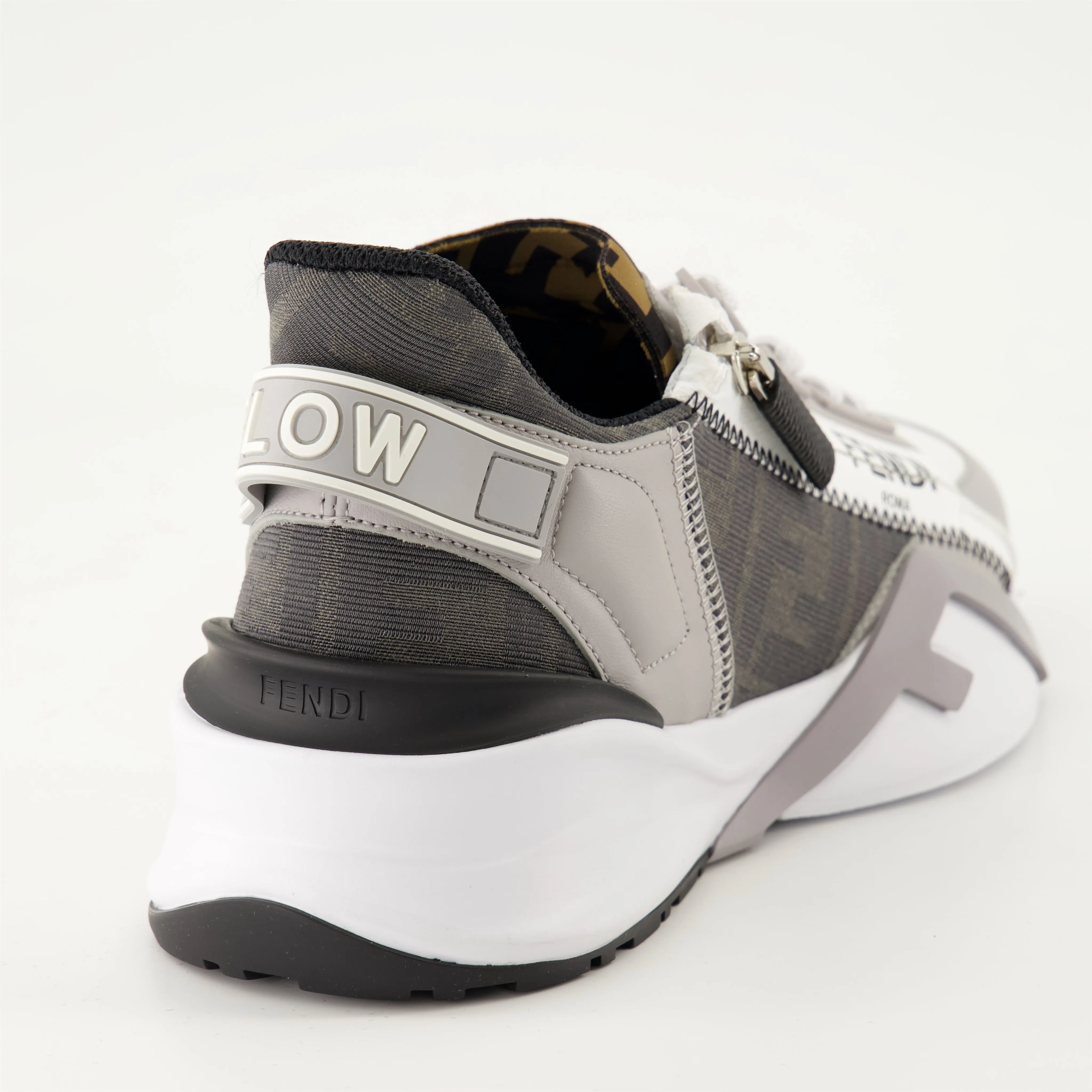 Modern Gray Sneakers with Technical Finish