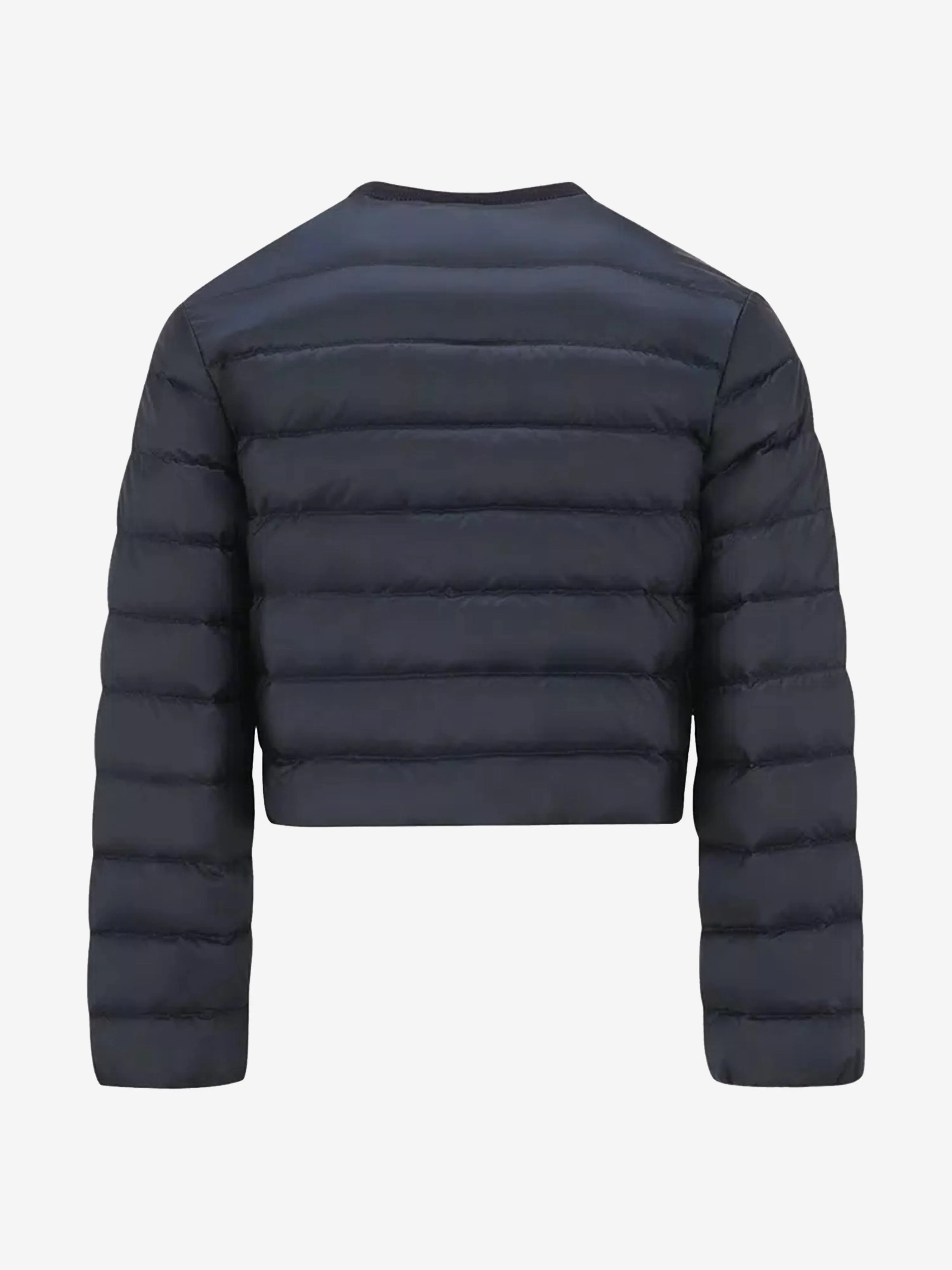 Moncler Enfant Girls Down Padded Nubia Jacket in Navy