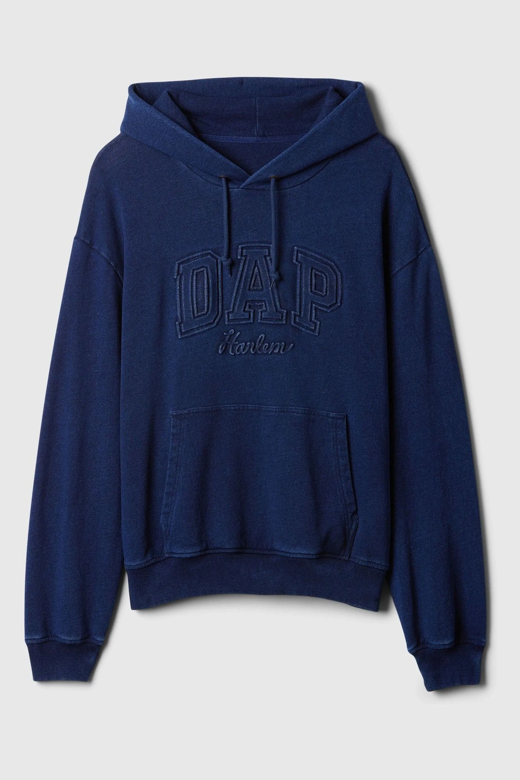 Navy/Blue Dapper Dan Denim Logo Hoodie