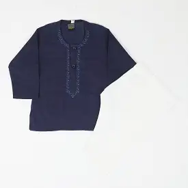 Newborn Boys Shalwar Suit - Navy Blue