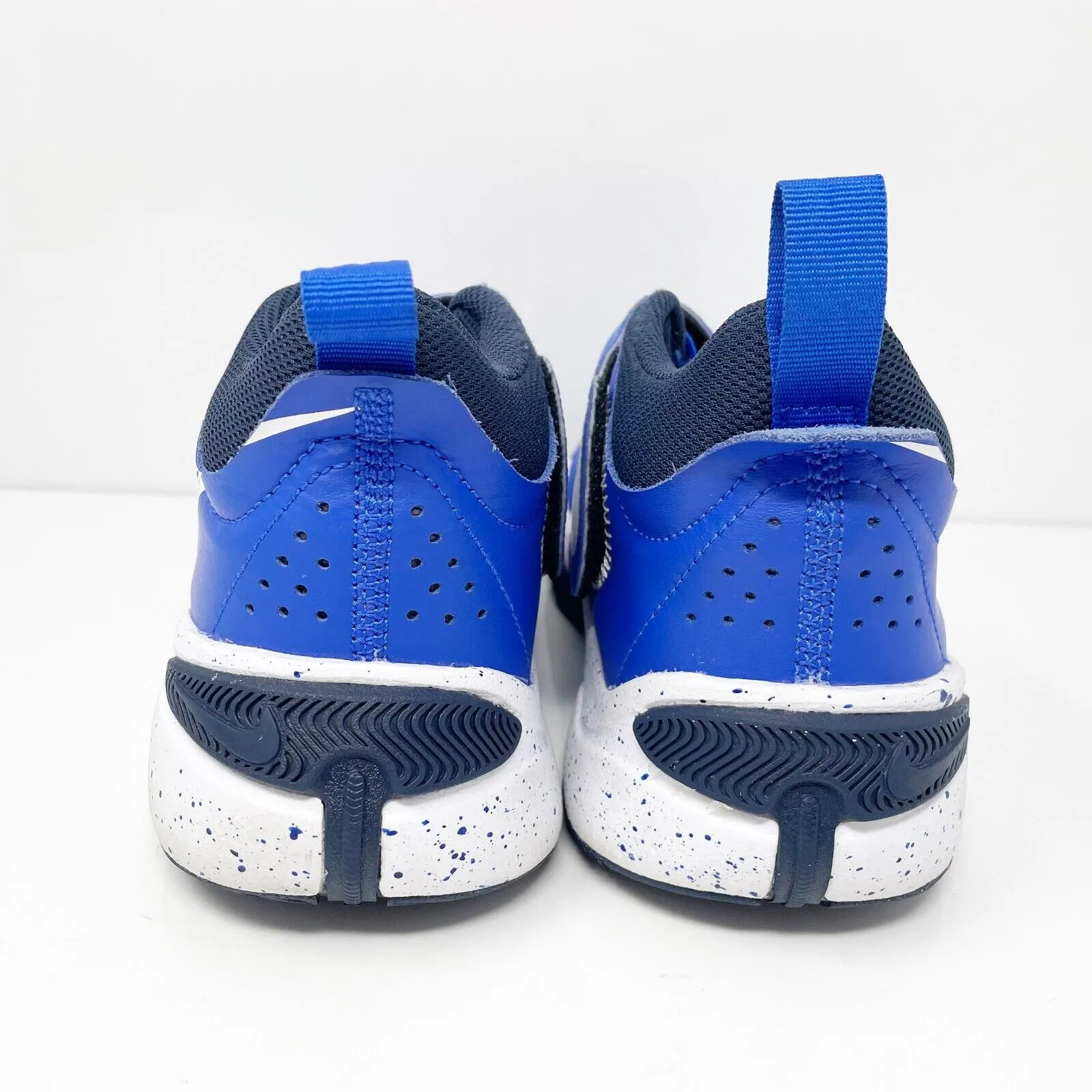 Nike Boys Team Hustle D11 DV8996-400 Blue Basketball Shoes Sneakers Size 5Y