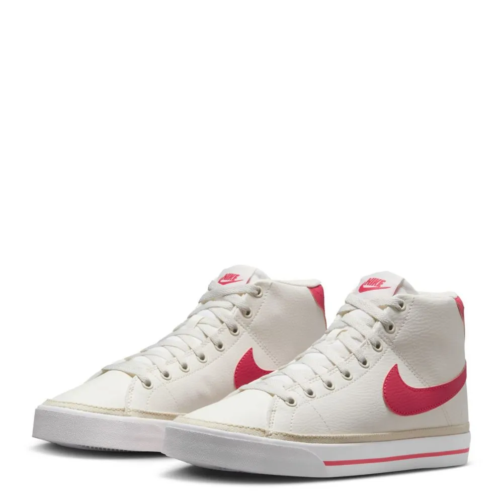 NIKE  WOMENS COURT LEGACY MID SNEAKER