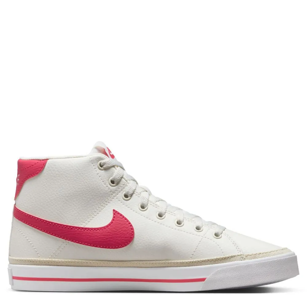 NIKE  WOMENS COURT LEGACY MID SNEAKER