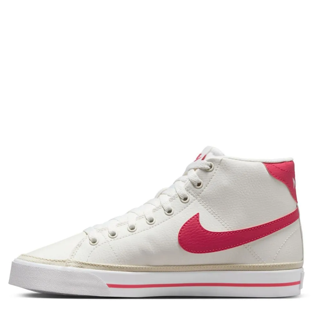 NIKE  WOMENS COURT LEGACY MID SNEAKER