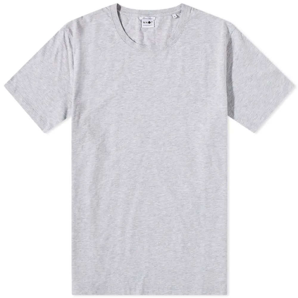 NN07 Pima T-ShirtLight Grey  Melange