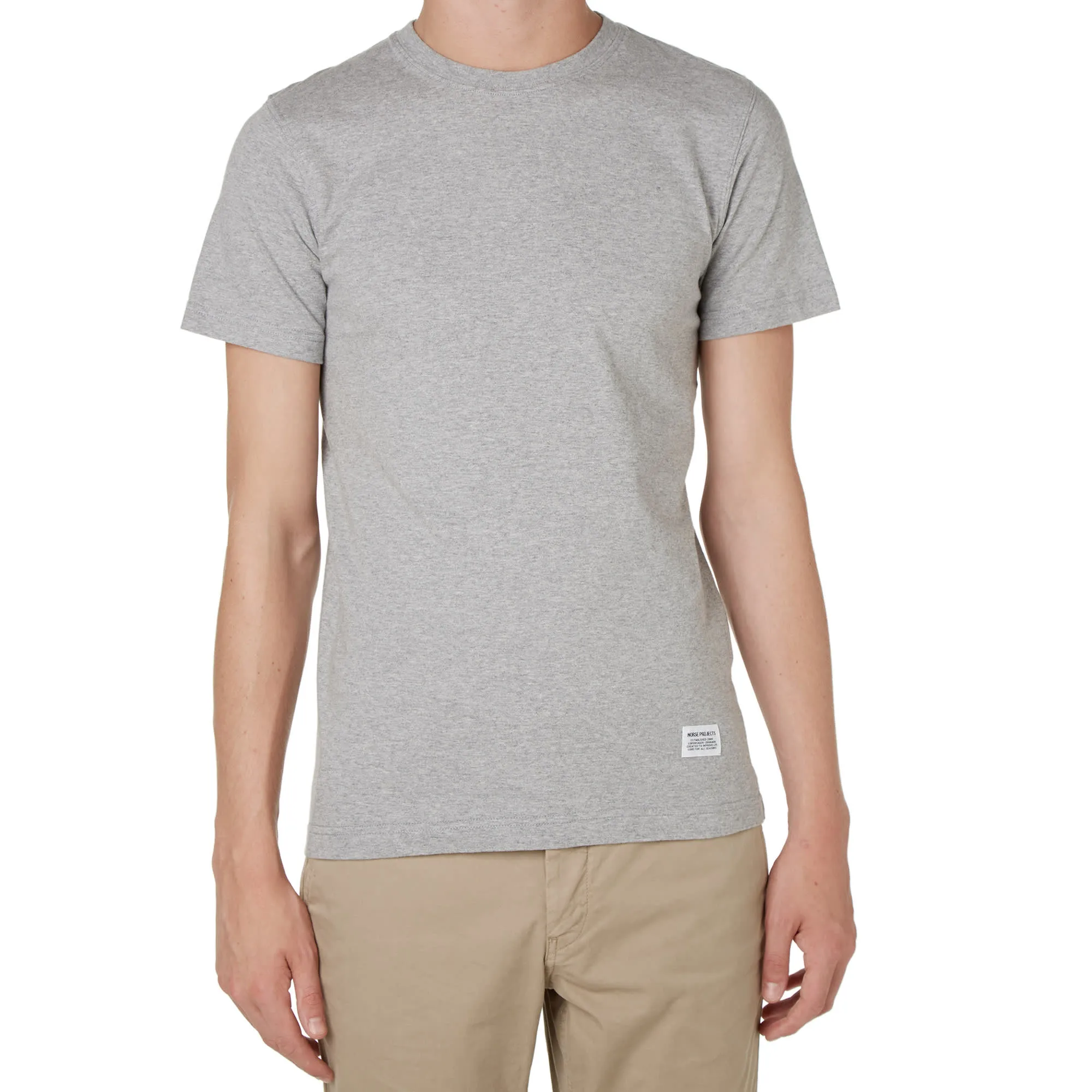 Norse Projects Niels Basic TeeLight Grey Melange