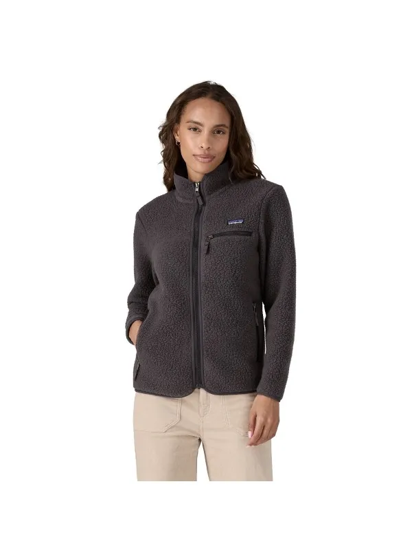 Patagonia Womens Retro Pile Jacket :  Ink Black