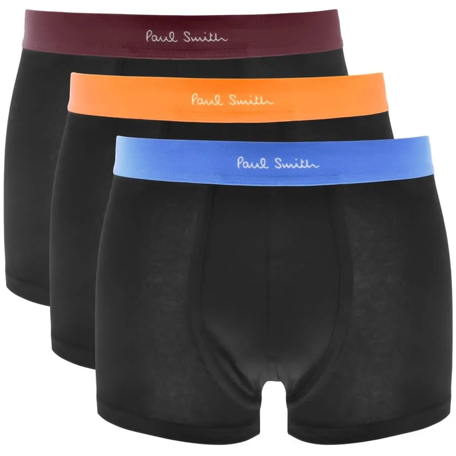 Paul Smith 3 Pack Trunks Black