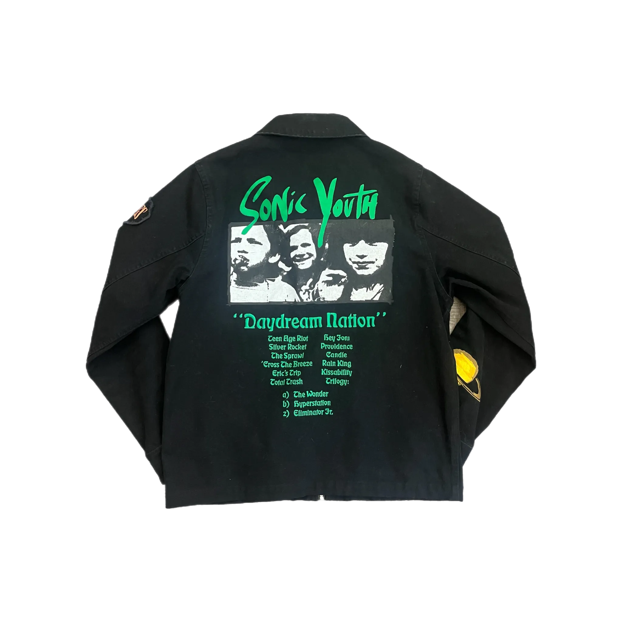 Pleasures x Sonic Youth Black ZIp up Jacket - Size Medium