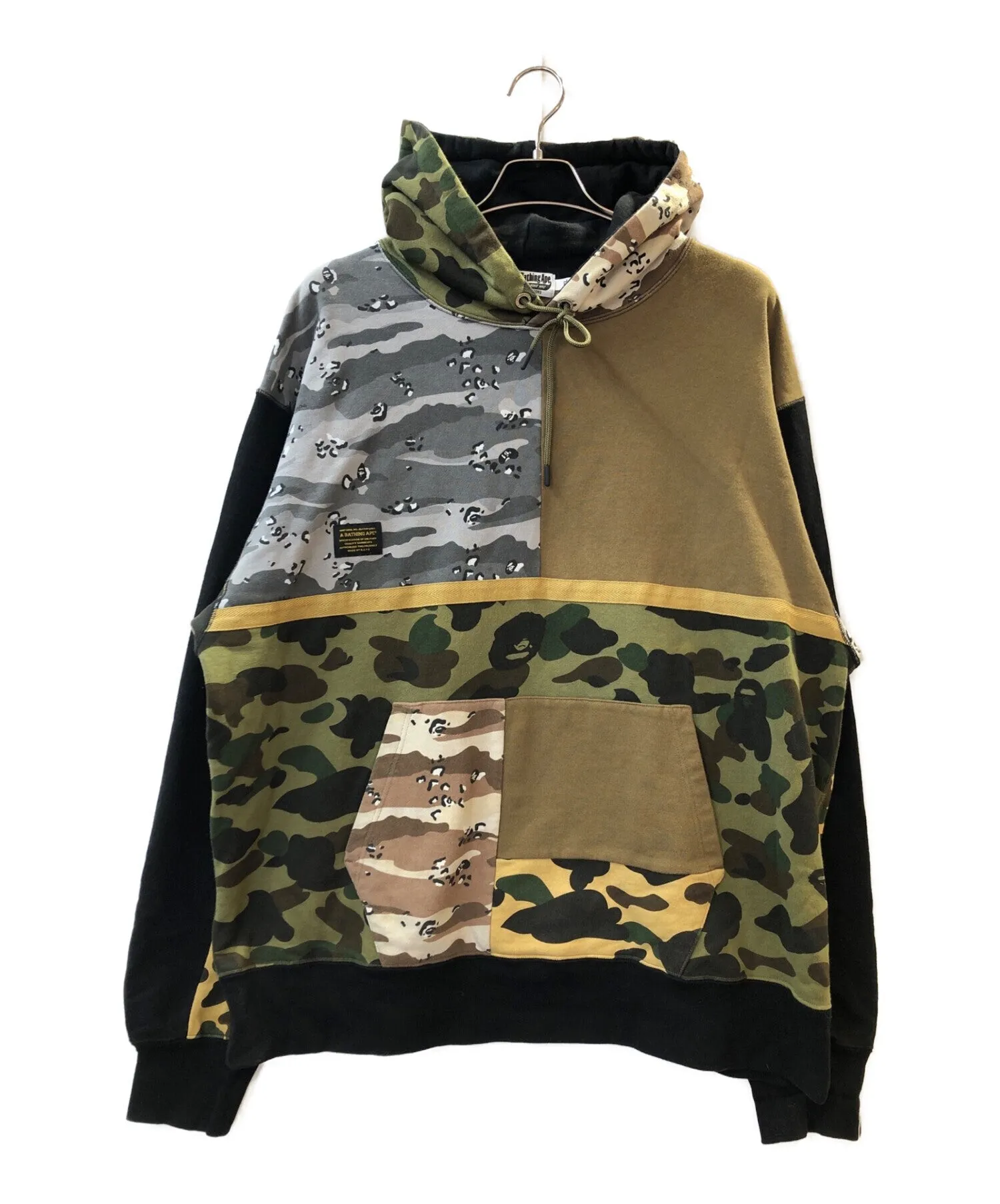 [Pre-owned] A BATHING APE APE Multicolor Camouflage Hoodie 001PPH301007X