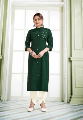 Ready made Embroidery work Kurti- Size 2XLarge