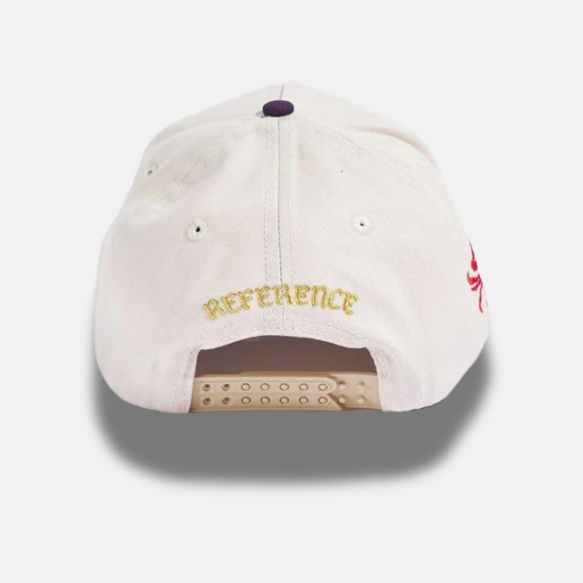 Reference Cream Purple Orivens Snapback Hat