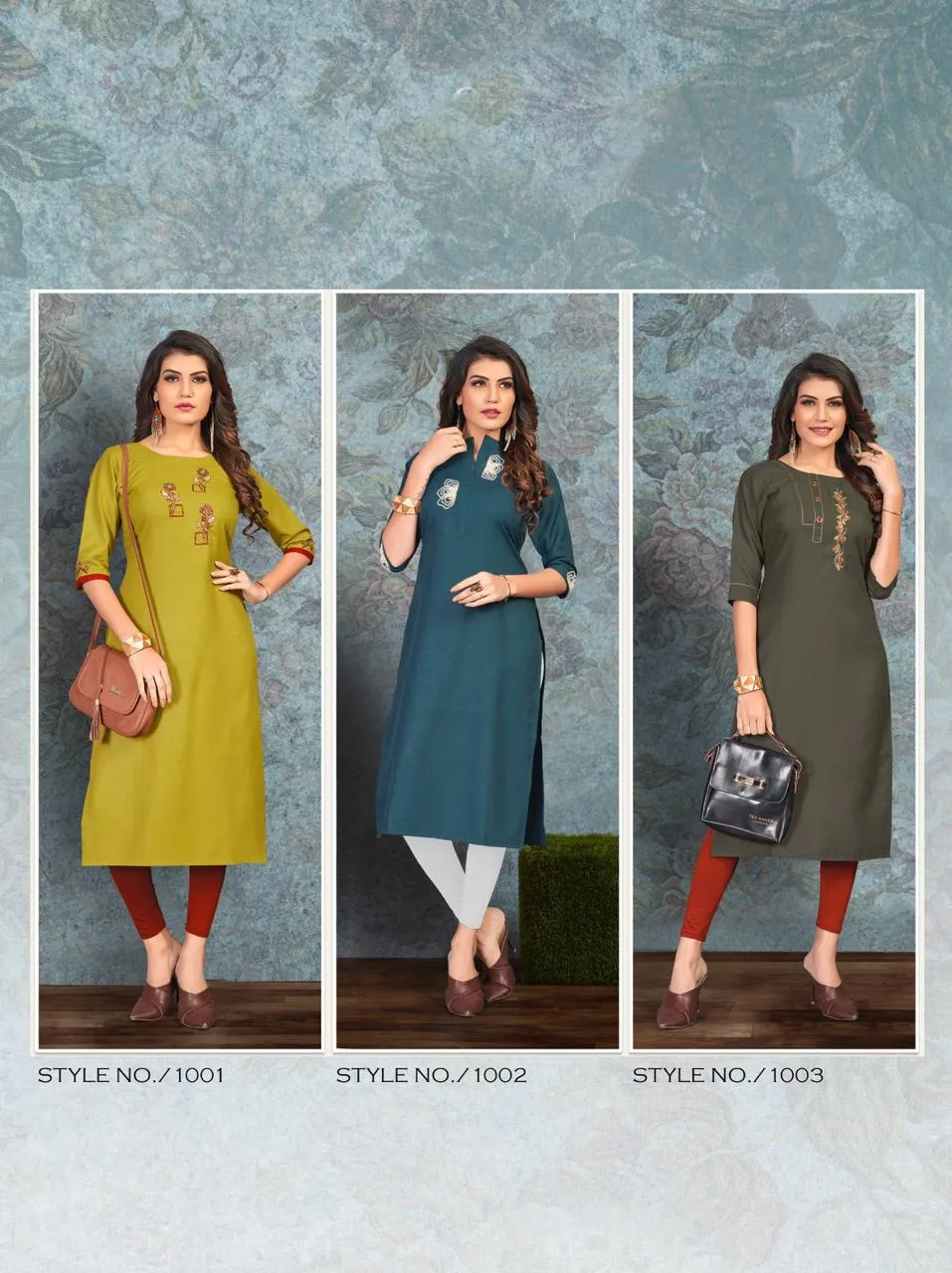 RIJIYA TRENDS DREAM MAGIC SLUB WITH HAND WORK KURTI COLLECTION