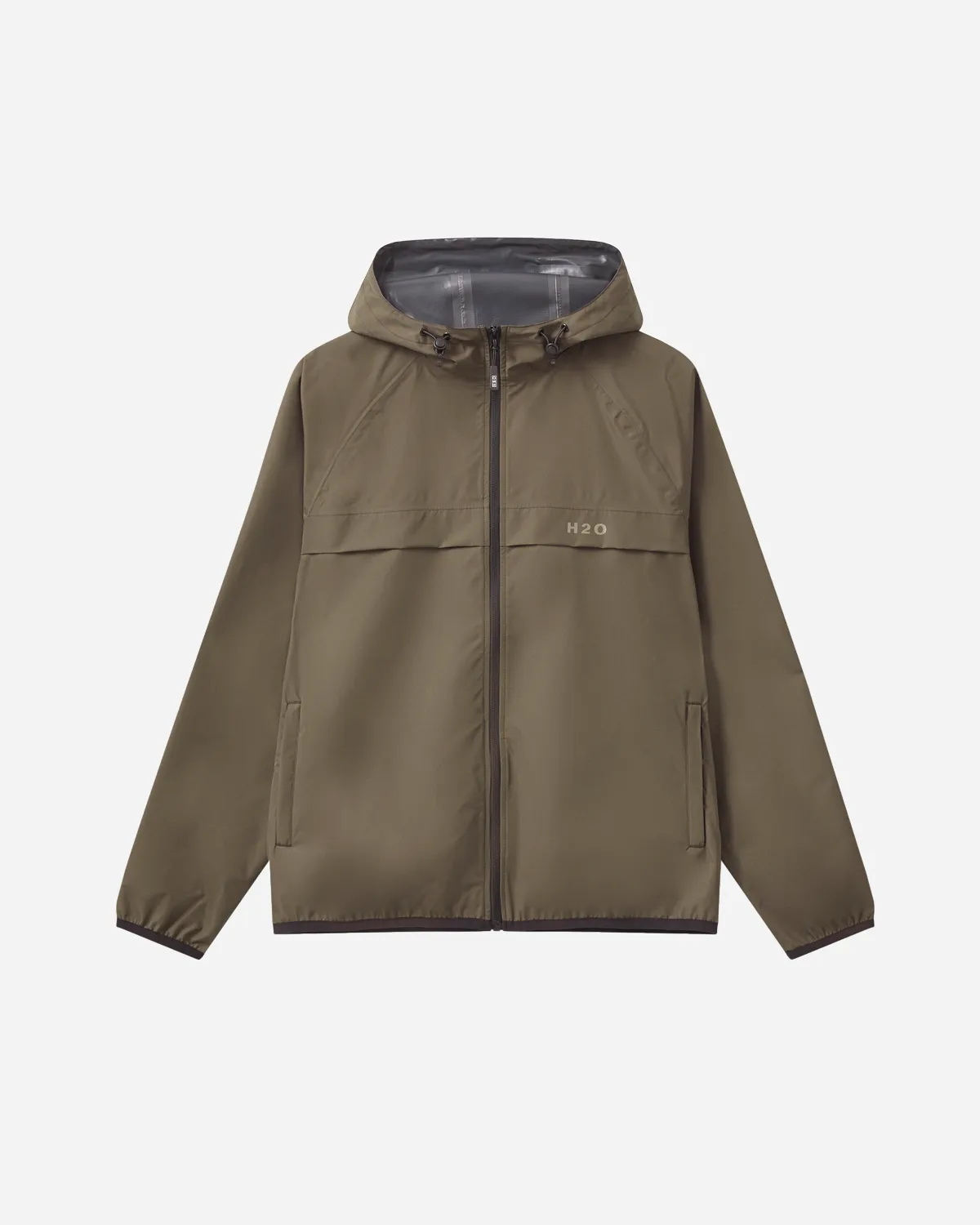 Rm LW Rain Jacket Packable - Dusty Oak