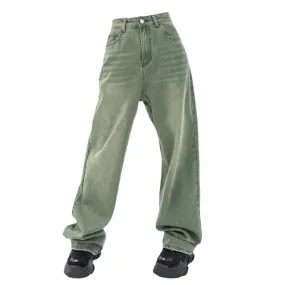 Sage Green Baggy Jeans