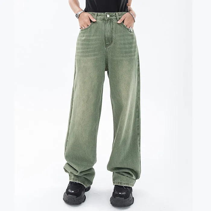 Sage Green Baggy Jeans