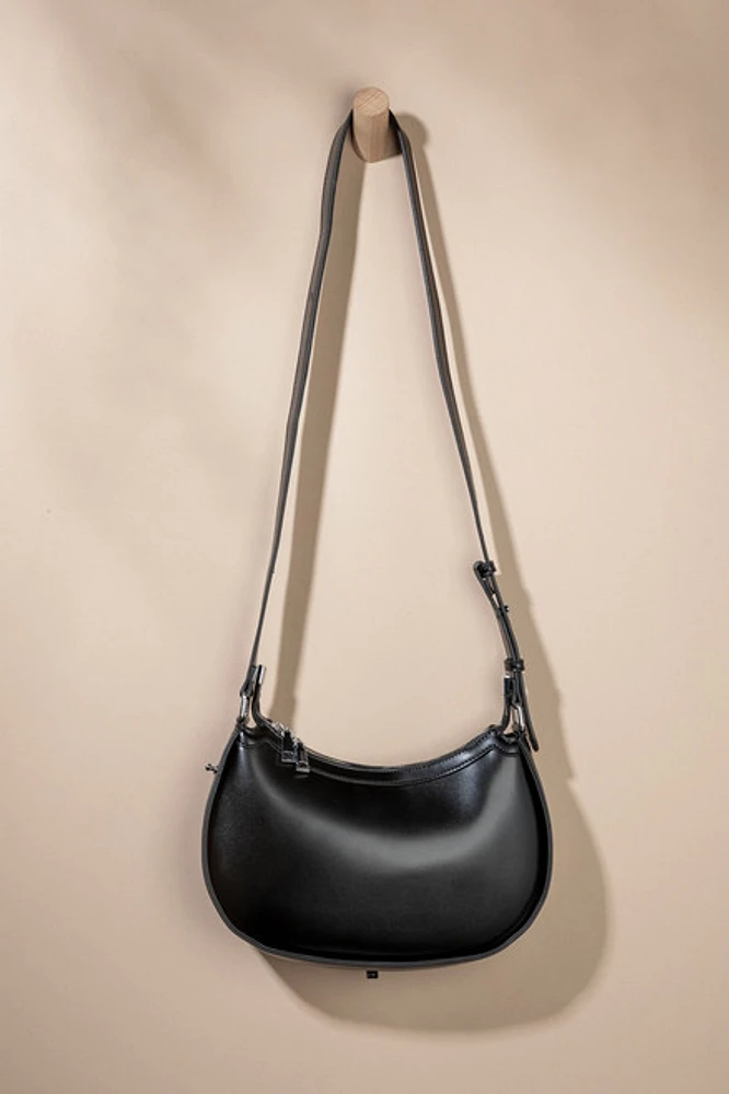 Sally Half Moon Hobo Crossbody Bag