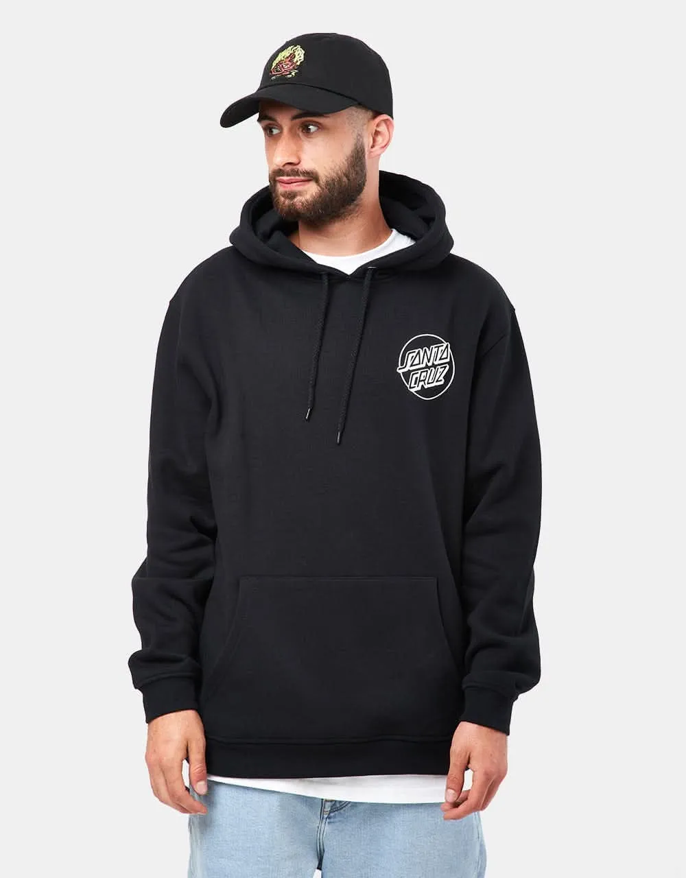 Santa Cruz Pace Ritual Hand Pullover Hoodie - Black