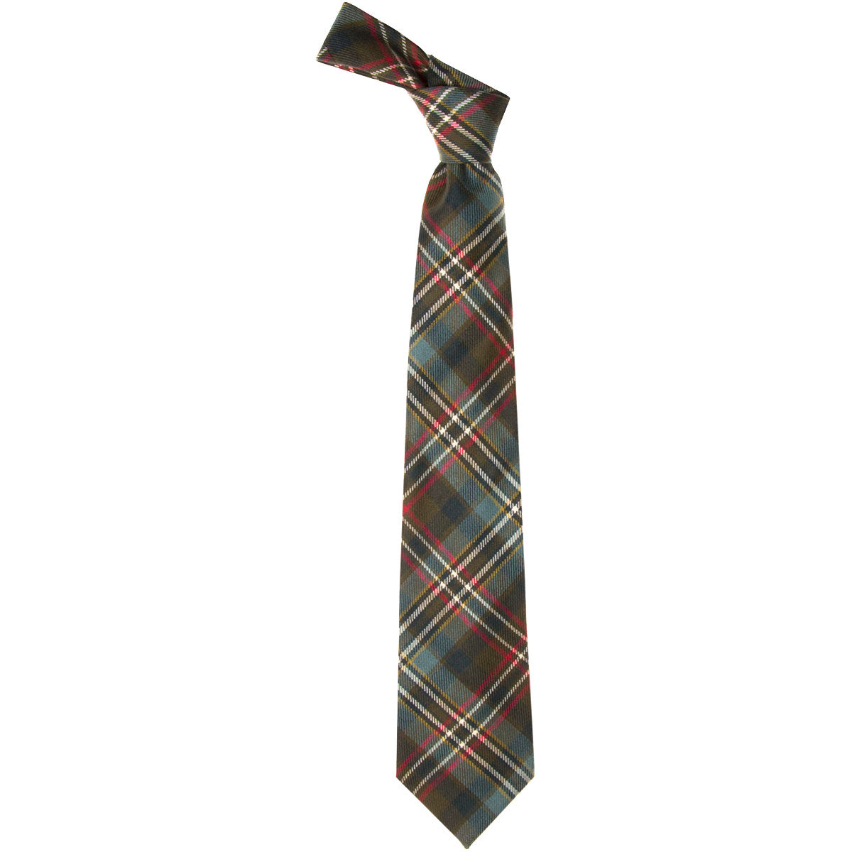 Scott Green Weathered Tartan Tie