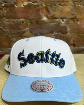 Seattle Mariners Snapback Hat - Mitchell & Ness