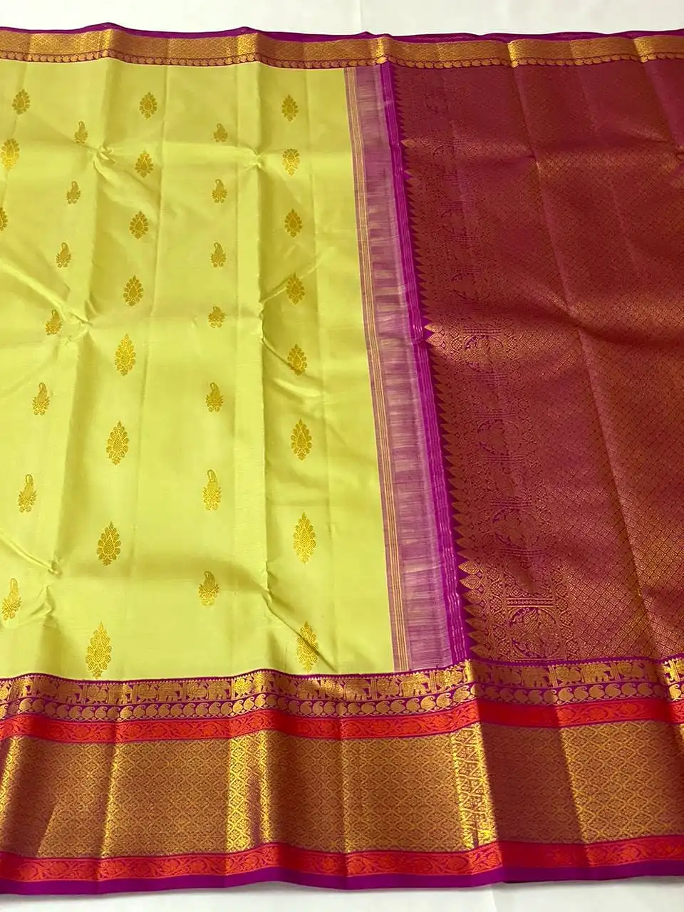 Seetharamam , elegant Kanjivaram Pure Silk Saree for Women-PDS001KSE