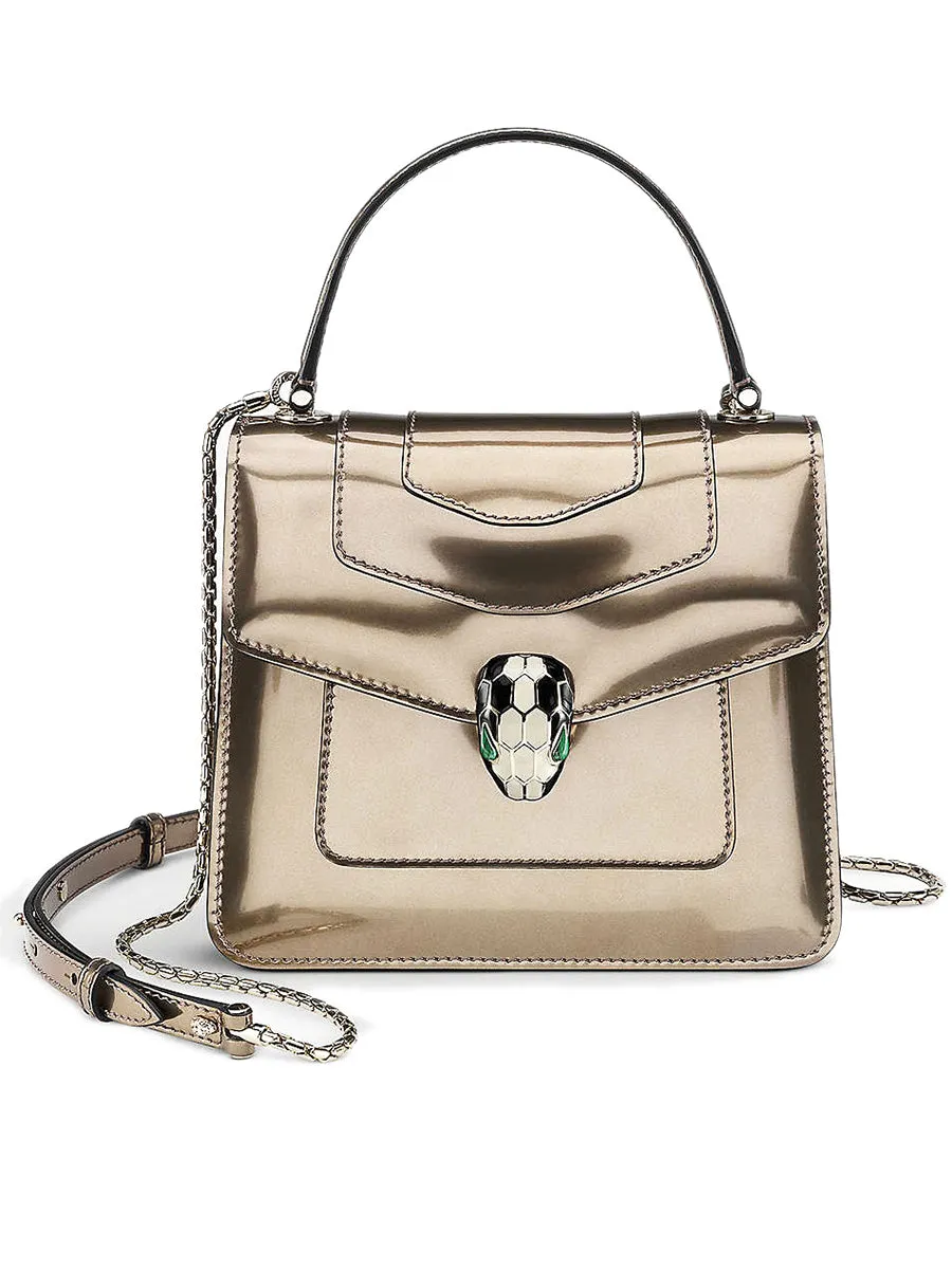 Serpenti Forever Crossbody Bag in Antique Bronze