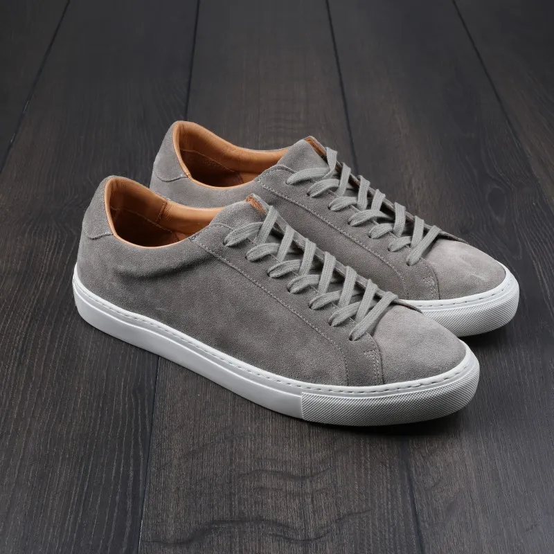 Skolyx Premium sneaker light grey suede UK9 / EU43 - used