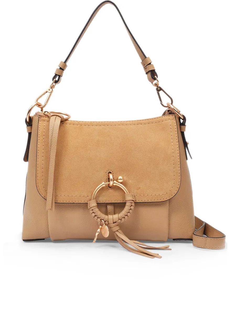 Small Joan Crossbody Bag in Coconut Brown