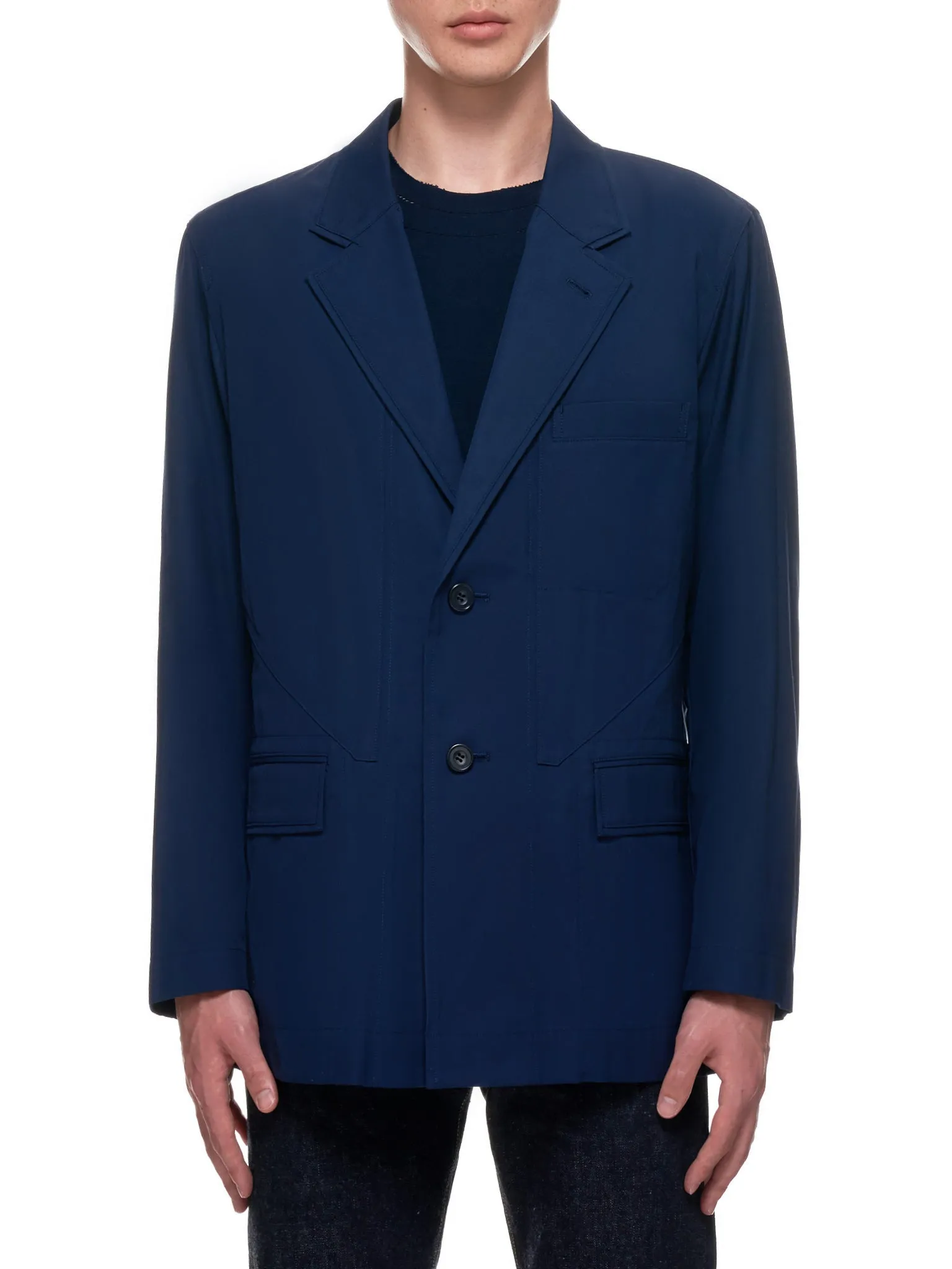 Soft Garbadine Jacket (ME08FD044-NAVY)